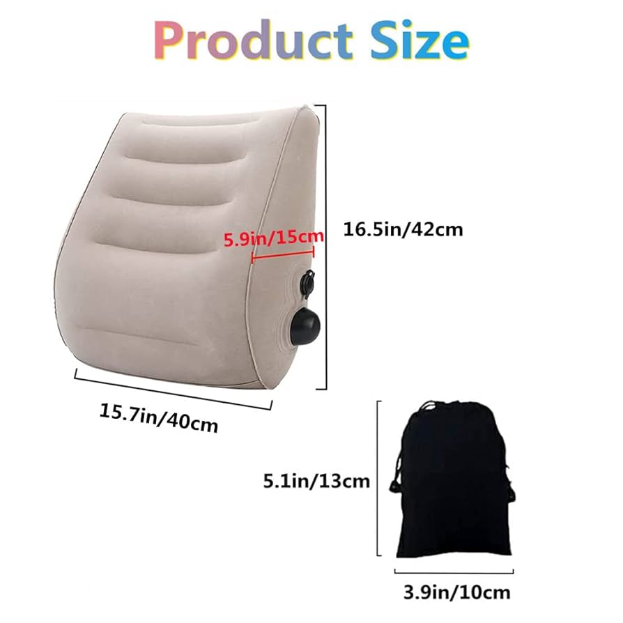 【新品】BlueBlood AirTech Back Pillow Core Inflatable Backrest - Lumbar Support Pillow, 7